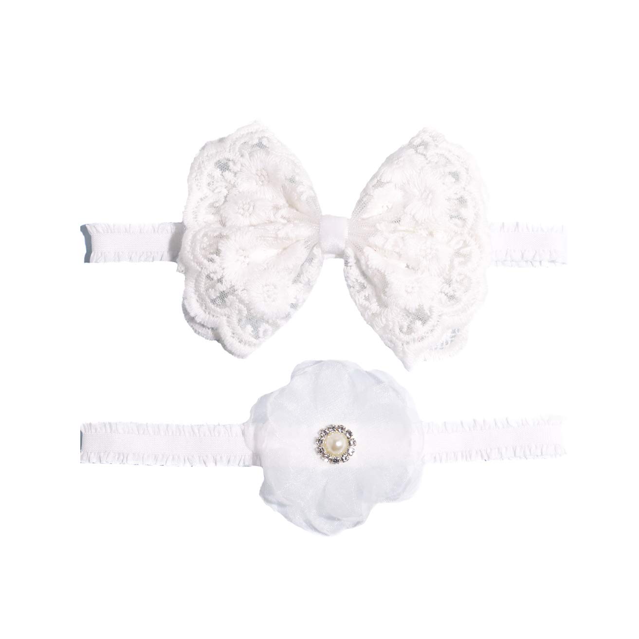 christening bows for baby girl