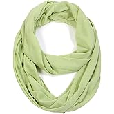 Super Soft Cotton Blend Lightweight Solid Color Multi Loop Infinity Scarves