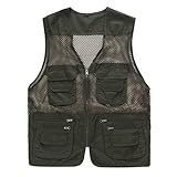 Men's Outdoor Multifunction Multi-pocket Mesh Fishing Photo Journalist's Vest
