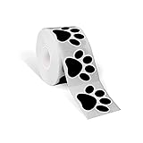 STARLIBOO Paw Print Stickers, 1.5 inch Dog Paw