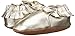 Robeez Maggie Moccasin Crib Shoe , Gold, 6-12 Months M US Infant