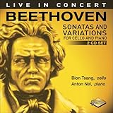 SONATAS AND VARIATIONS FOR CELLO AND PIANO         image
