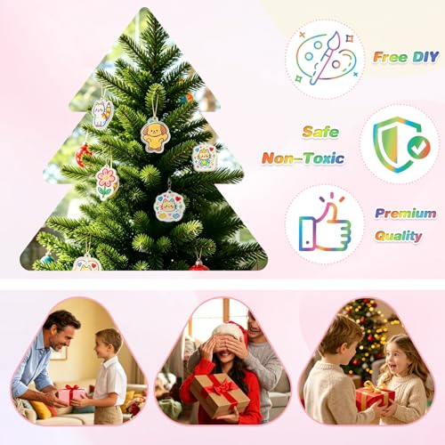Wosyoodo 171-Piece A5 Crazy Plastic Kit, Includes 20 Transparent Crazy Plastic, Punch, 30 Key Ring, 100 Open Loops, 20 Cord Ties with Instructions for Creative DIY