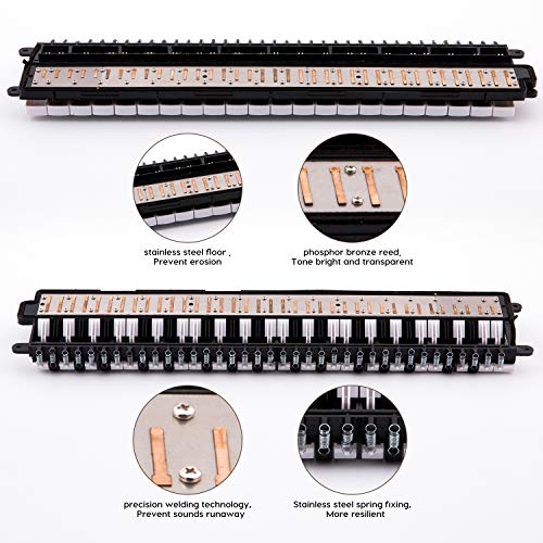 JDR Melodica instrument 37 Keys Piano Style Keyboard Standard Tone with 2×Mouthpiece 2×Tube Music Book Case for Kids Music Gift - Thumbnail 4