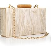 Acrylic Handbags for Women Multicolor Perspex Geometric Purses Box Clutch Elegant Crossbody Bag for Lady Evening Banquet Prom