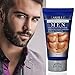 Hair Removal Cream for Men, Depilatory Cream, Natural Painless Permanent Thick Hair Removal Cream + Plastic Scraper, Used on Bikini,Underarm,Chest, Back, Legs and Arms for Men, 60ml