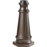 Generation Lighting POSTBASE-ANBZ Outdoor Post Base, Antique Bronze