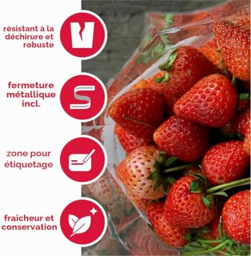 , Lot de 20 sacs de congélation transparents 6 l — photo 2 sur 4