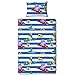 Peppa Pig George Speed 2 Piece UK Single/US Twin Sheet Set 1 x Double Sided Sheet and 1 x Pillowcase (PEGSPEDS001)