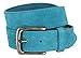 Men's Belt Rounded Edge Heel Bar Buckle Casual Jean Suede Leather Belt 1 1/2