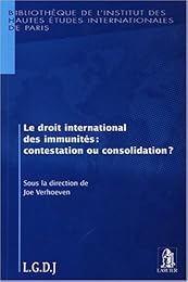 Le  droit international des immunités