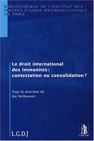 Le  droit international des immunités