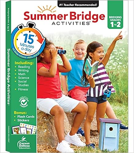 summer bridge activities 1 2 workbooks ages 6 7 math reading comprehension writing science social studies summer learning 2nd grade workbooks with flash cards 160 pgs summer bridge activities 9781483815817 amazon com books