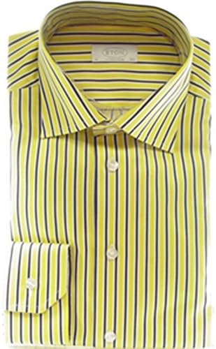 Eton of Sweden Yellow Stripes Shirt 15.75