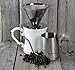 BlinkOne Pour Over Coffee Dripper: Reusable Single Cup Cone Filter Maker with Cleaning Brush