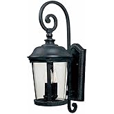 Maxim Dover DC-3 Light Outdoor Wall Lantern in Mediterranean style-12 Inches Wide by 31.5 inches high
