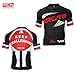 Arltb Cycling Jersey and Bib Shorts Set Black