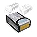 TELESIN Lipo Safety Guard Fire Resistant Lipo Battery Safe Bag for DJI Phantom 3 Phantom 4 Battery Charging & Storage (Battery Storage)