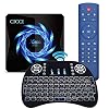 Android 10.0 TV-box, X96Q Max 4 GB RAM 64 GB ROM 2021, uitgerust met mini draadloos keyboard Allwinner H616 2,4 G / 5,8…