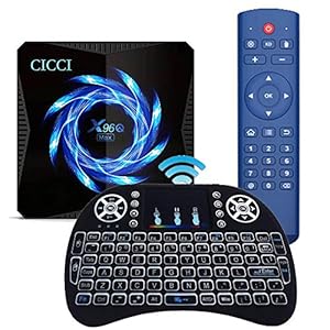 Android 10.0 TV-box, X96Q Max 4 GB RAM 64 GB ROM 2021, uitgerust met mini draadloos keyboard Allwinner H616 2,4 G / 5,8…