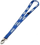 CKB LTD Staff Lanyards Blue Breakaway Safety Neck Strap 10 Pack Metal Clip view 2