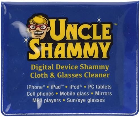 Chamois Cleaning Towels 3 Pack, Mini – 5 1/4” X 5 3/4” Shammy Cloths Convenient Size to Clean Smudges, Fingerprints and Grime From Your Cellphone, Sun/eyeglasses, Mobile Glass, Laptops, Small Mirrors, and More. Comes in a Reusable Carry Pouch.