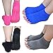 QING OUTDOOR Women's Cotton Toeless Yoga Pilates Non Skid Socks Perfect for Yoga Pilates Barre Fitness Studio Workout Dance Travel Pack of 4