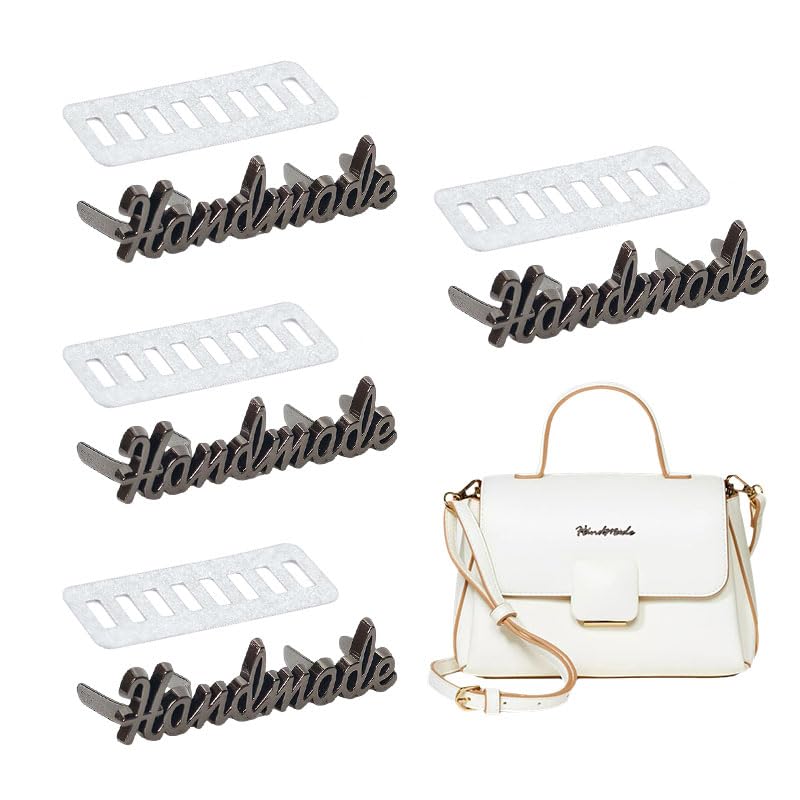 Photo 1 of (Black)10 Piece Handmade Alloy Sewing Label with Cushion Texture, Retro and Easy to Sew and Fix, Solves The Problem of Missing Handicraft Identification, Suitable for DIY Handicrafts, Wallet Bags