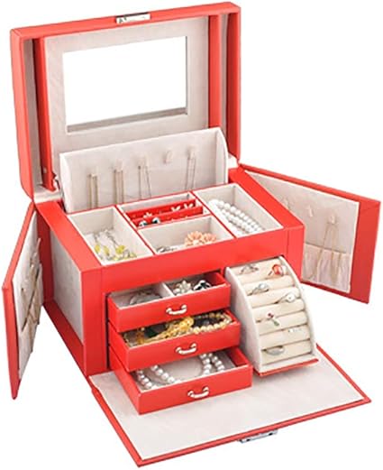 Cajas de joyería Caja de joyería de cajón, Caja de ...