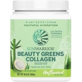 Sunwarrior Beauty Greens Collagen Booster, Unflavored, 10.6 oz (300 g)