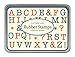 Cavallini Mini Uppercase Alphabet 30 Assorted Wooden Rubber Stamps Packaged in a Tin