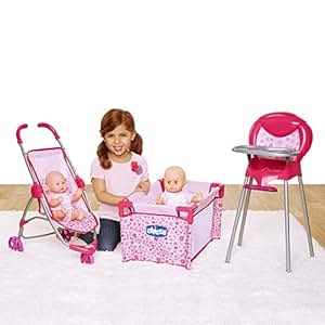 Amazon.com: Chicco Deluxe Nursery Time Fun for Baby Dolls ...