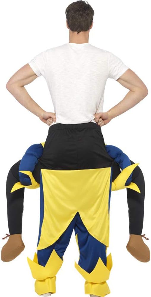 Adult Bananaman Piggy Back Costume Waist size Amazon.co.uk Toys & Games