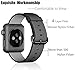 i-Liu Watch Band,42mm Woven Nylon Strap Replacement Nylon Band for Apple Watch Series 1 Series 2 (Black)