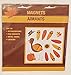Build A Turkey Thanksgiving Refrigerator Magnet Set of 15