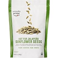 Wickedly Prime Organic Sprouted Sunflower Seeds, Jalape&ntilde;o, 12 Ounce
