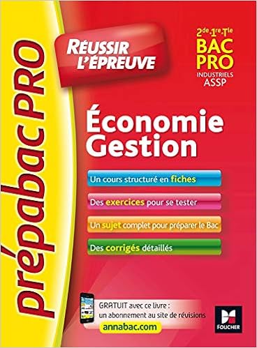 Amazon Com Prepabacpro Reussir L Epreuve Economie Gestion Entrainement Et Revision Prepabac Pro 5 French Edition 9782216148288 Piroche Marie Madeleine Charreau Sylvie Books