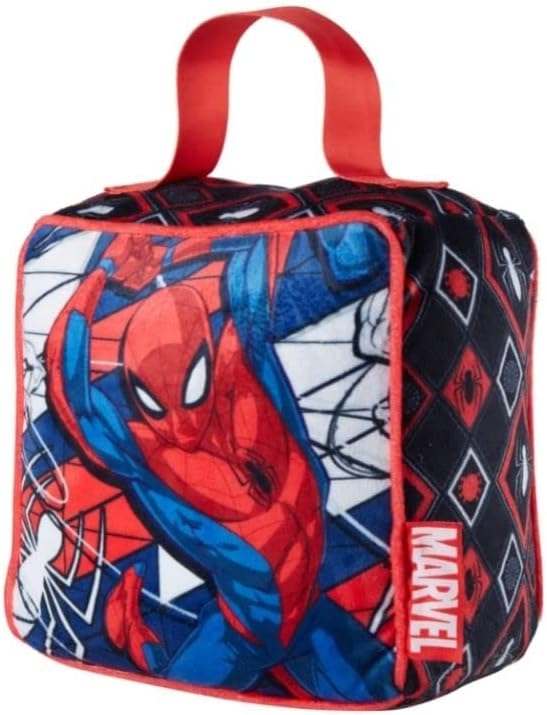 Draft Stoppers - Spider-Man Door Stopper - Official Marvel Product - Spiderman Block Fully Functional Home Accent Weighted Soft Cuddly Pillow Like Plush Door Stopper - Book End, Wall Protector (Spider-Man)