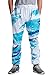 UNIFACO Teenager 3D Digital Print Jazz Cup Graffiti Sport Pants Casual Baggy Sweatpants Black