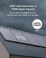 EF ECOFLOW PowerStream Balcony Solar System 2x400W Panels Microinverter WiFi view 5