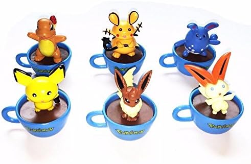 NEW 6pcs Mini Lovely Lots Pokemon Monster Mini Random Pearl Figures
