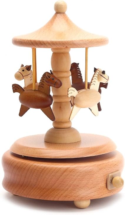 Gorgebuy Boite A Musique En Bois Carrousel Mecanique Boite A Musique Enfant Chambre Decoration Belle Selection De Cadeaux Manege Chevaux Amazon Fr Cuisine Maison