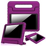 Fintie Case for Fire HD 10 (5th Generation, 2015 Release), [Kids Friendly] Shock Proof Light Weight Convertible Handle Stand Cover for Fire HD 10.1 Inch Tablet - Purple