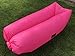 INFLATABLE LOUNGER AIR SOFA HAMMOCK. DURABLE RIPSTOP NYLON. WATERPROOF FLOATS INDOOR OUTDOOR. CAMPING HIKING POOL BEACH PARK BACKYARD. CARRYING BAG 2 POCKETS BOTTLE OPENER STAKE WITH LOOP WARRANTY!