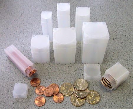 15 Numis Square Coin Tubes for Dimes