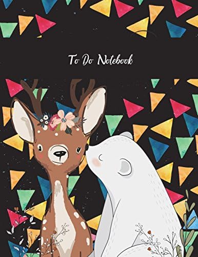 To Do Notebook: Cute Couple Gift, Schedule Diary To Do List Large Print 8.5" x 11" Daily To Do Planner,Office School Task Time Management Notebook Paperback – Large Print, 18 Jun. 2018