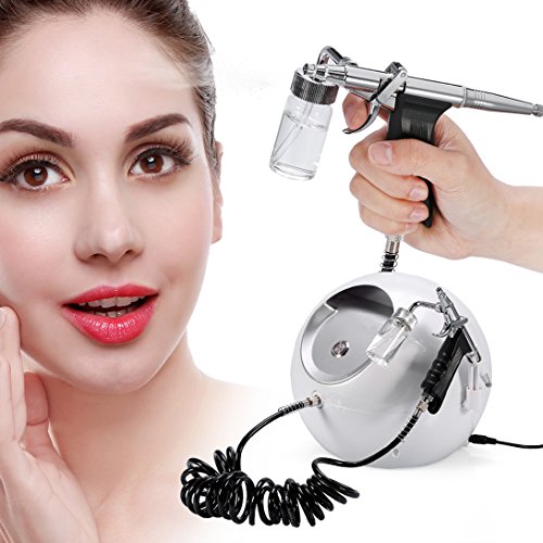 Oxygen Water Jet Skin Care Injection Spray Gun, Facial Moisturizing Cleaning Pores Clear Beauty Wrinkle Remove Sauna Spa Rejuvenation Machine