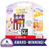 Project Mc2 Create Your Own Lip Balm Lab by Horizon Group USA, DIY STEM Science Kit, Mix & Make Your Own 5 Flavored Lip balms, Multicolored