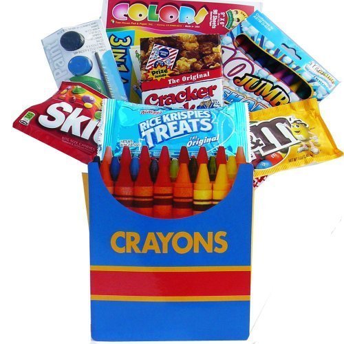 Art of Appreciation Gift Baskets Color Me Crazy Playtime Snacks and Activity Gift Bag Set