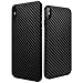HOCO Case Fit IPhone X 0.5mm Ultra Thin 6g Lightweight Carbon Fiber Pattern Soft TPU Cell Phone Cover Shockproof Dustproof Shock Absorbing Bumper and Anti-Scratch Anti-Slip (Black)